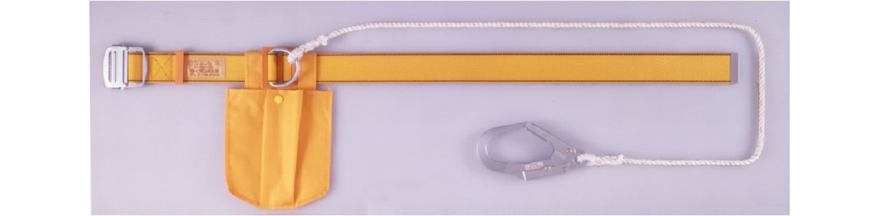 昭和50年頃の大型フックを備えた安全帯