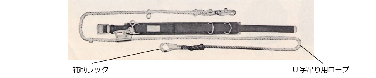 無墜落式安全帯の例